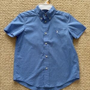Boys Short Sleeve Cotton Poplin Shirt